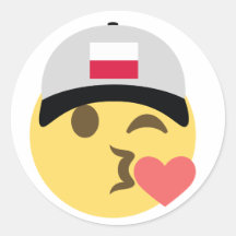 Poland Emoji Baseball Hat