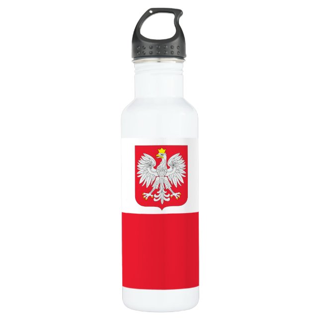 Poland Flag 710 Ml Water Bottle (Front)