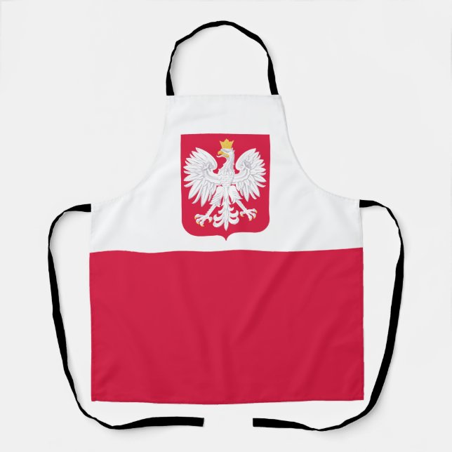 Poland Flag Apron (Front)