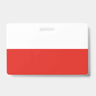 Poland flag badge
