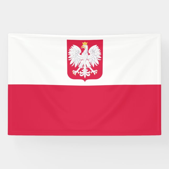 Poland Flag Banner (Horizontal)