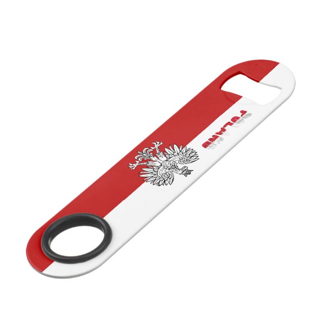 Poland flag bar key (Front Angled)