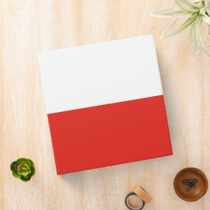 Poland flag binder