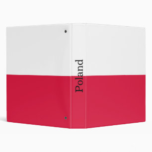 Poland Flag Binder