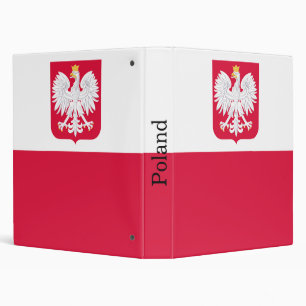 Poland Flag Binder