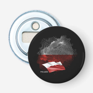 Poland flag bottle opener