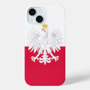 Poland Flag iPhone 15 Case