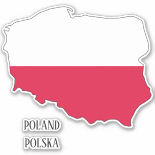 Poland Flag Charming Patriotic Map