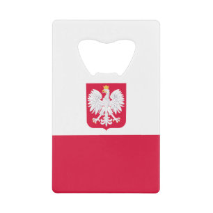 Poland Flag Credit Card Bottle Opener