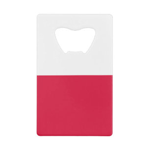 Poland Flag Credit Card Bottle Opener