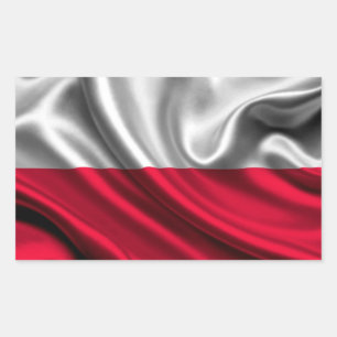 Poland Flag Fabric Sticker