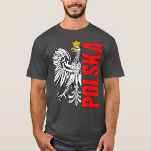Poland Flag Jersey Polska Futbol T-Shirt