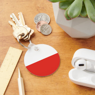 Poland flag keychain
