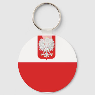 poland flag keychain