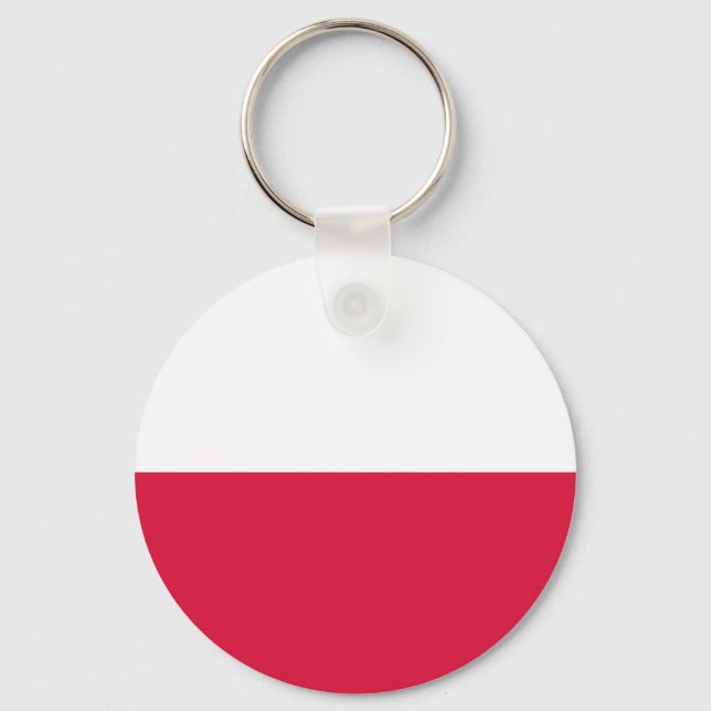 Poland Flag Keychain (Front)