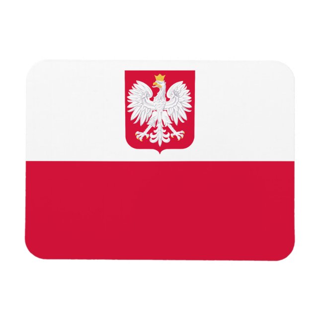 Poland Flag Magnet (Horizontal)