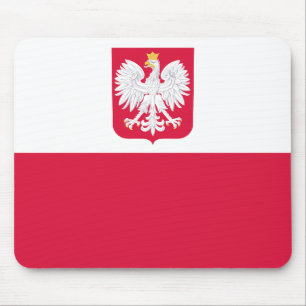Poland Flag Mouse Pad