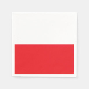 Poland flag napkin
