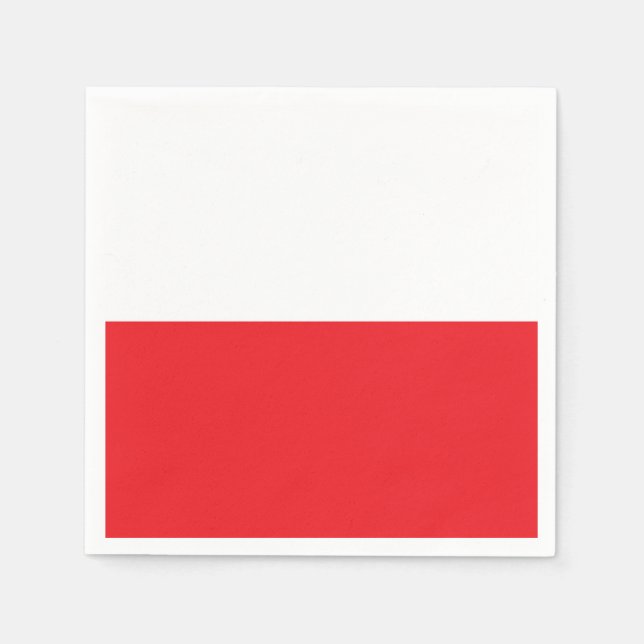 Poland flag napkin (Front)