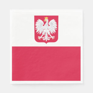 Poland Flag Napkin