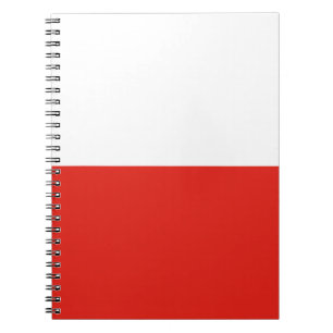 Poland flag notebook