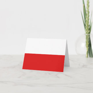 Poland Flag Notecard