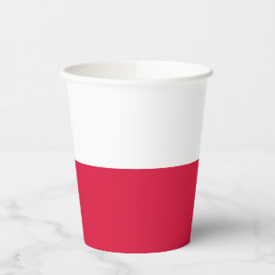 Poland Flag Paper Cups