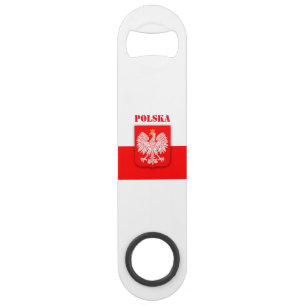 Poland Flag Patriotic Soccer Polska Bar Key