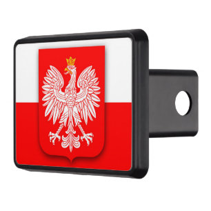 Poland Flag Patriotic Soccer Polska Trailer Hitch Cover