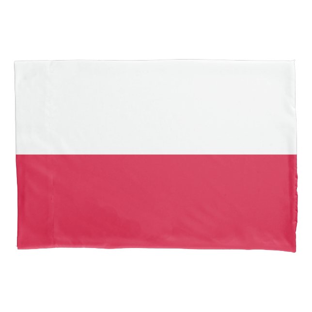 Poland Flag Pillowcase (Front)