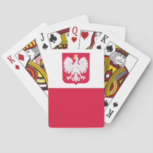 Poland Flag Playing Cards