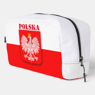 Poland Flag Polska Patriotic Football Soccer Dopp Kit