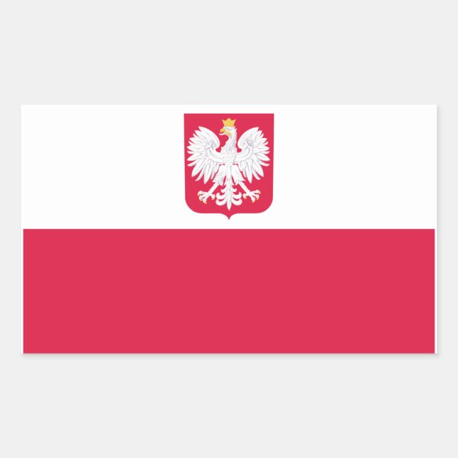 Poland flag sticker (Front)