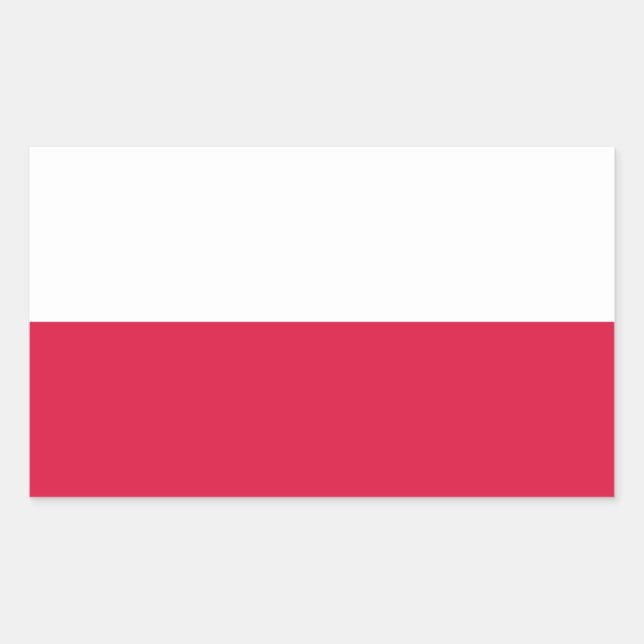 Poland Flag Sticker (Front)