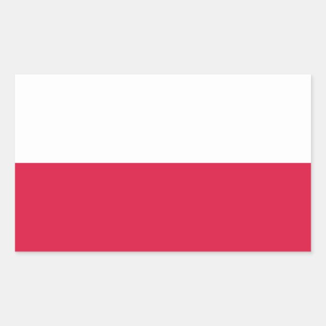 Poland Flag Stickers* Sticker (Front)