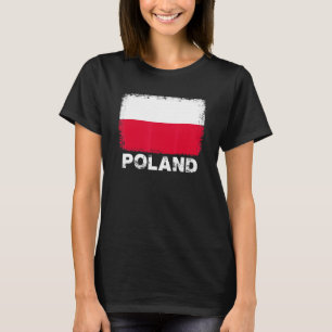 Poland Flag Support Polish People Women Men T-Shirt
