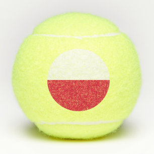 Poland Flag Tennis Balls