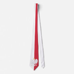 Poland Flag Tie