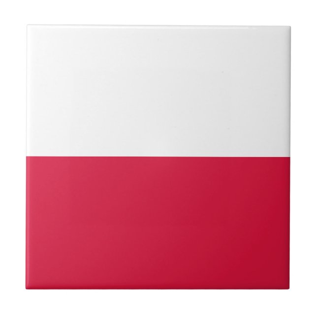 Poland Flag Tile (Front)