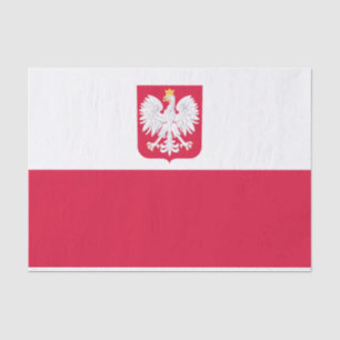 Poland Flag Tissue Paper