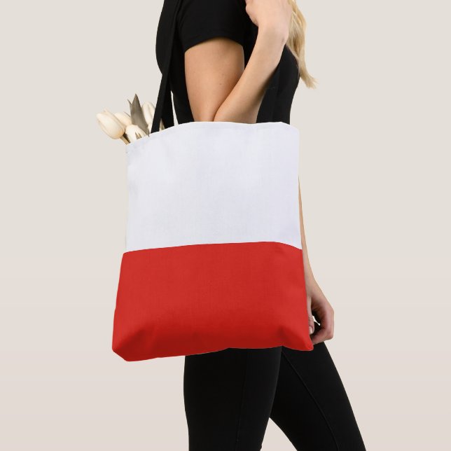 Poland flag tote bag (Close Up)