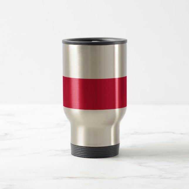 Poland Flag Travel Mug (Center)
