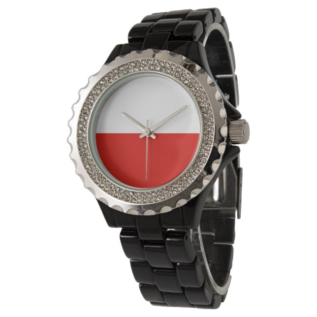Poland flag watch (Angled)