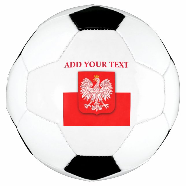 Poland Flag World Cup 2026 Football Soccer Polska  Soccer Ball (Front)