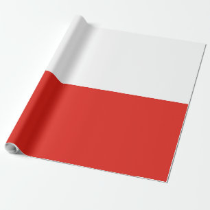 Poland flag wrapping paper