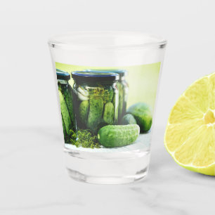 Poland Gherkins Polish Food Pickles Dill Cucumber Shot Glass