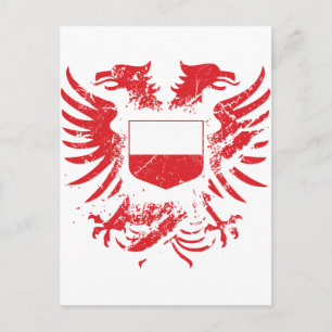 Poland Grunged Postcard