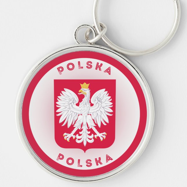 Poland Heritage Emblem Keychain (Front)