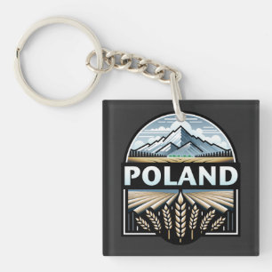 Poland Keychain