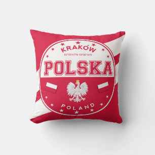 Poland Krakow Throw Pillow